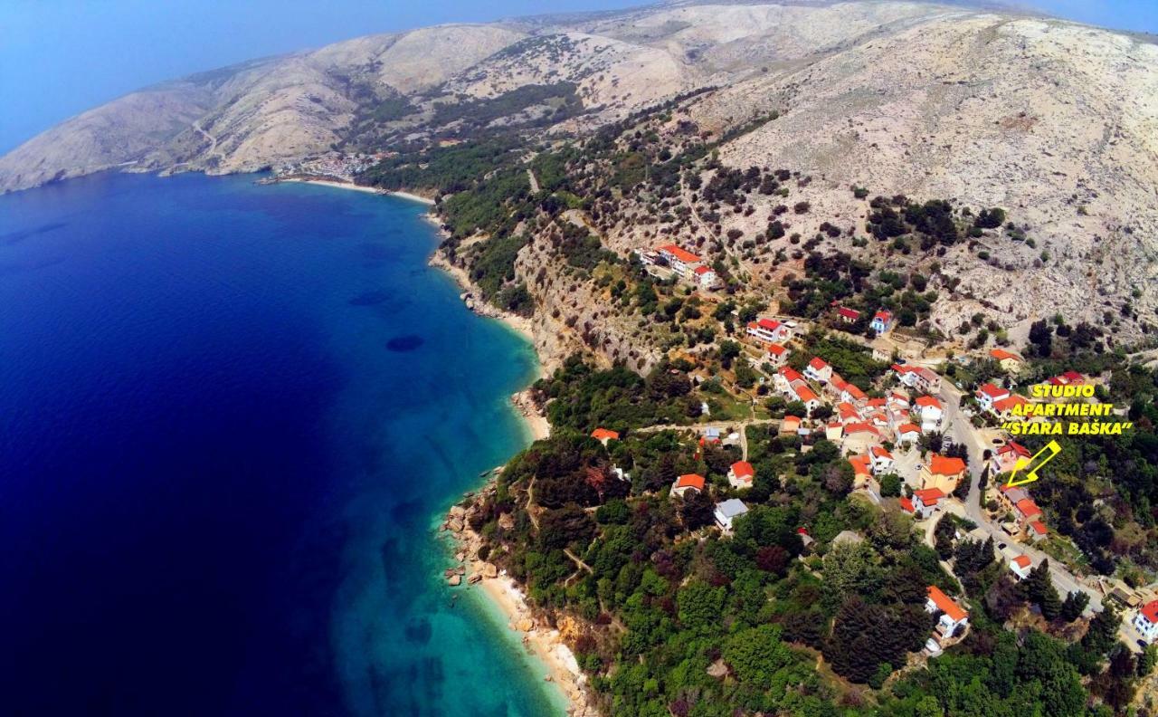 Studio Apartman Stara Baška Dış mekan fotoğraf